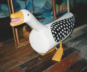 Eddie's famous white goose