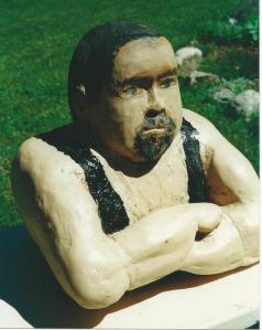 Andre's bust of Quebec strongman Louis Cyr