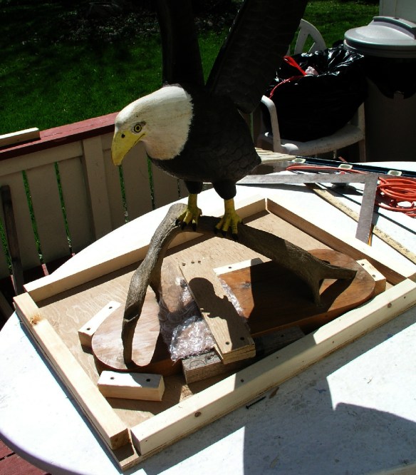 step 1 -secure to the base