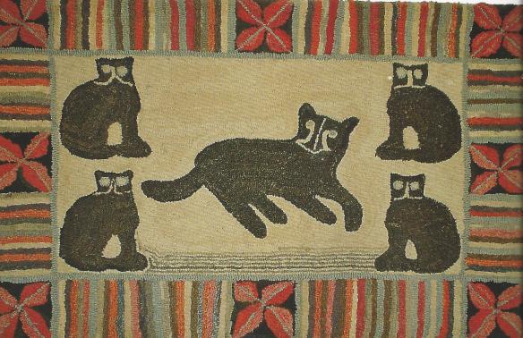 Lot #104 selling price $24,000 60" x 41", Perth County, 19th cent.