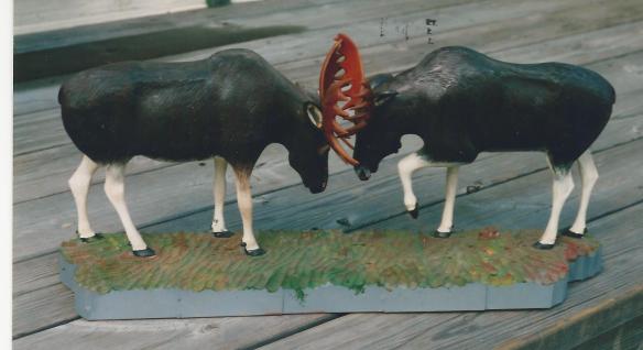 one of 5 finely carved pieces by Leo Laramee