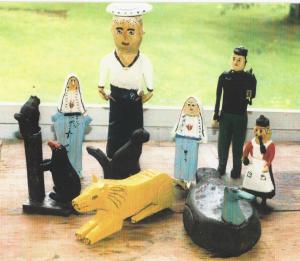 a group of the last carvings by Rosario Gautier