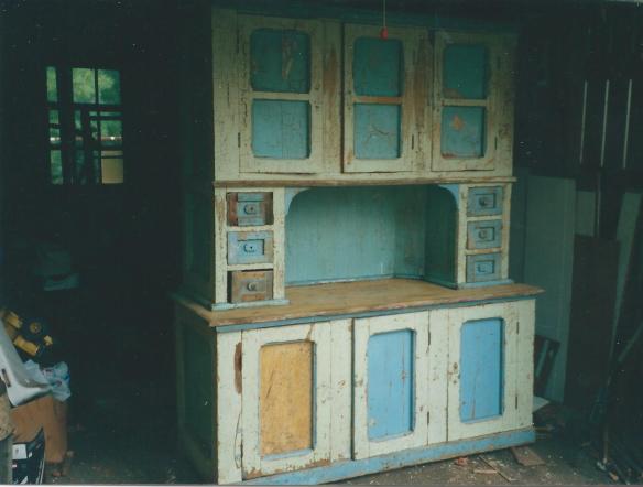 cupboard found in back kitchen 